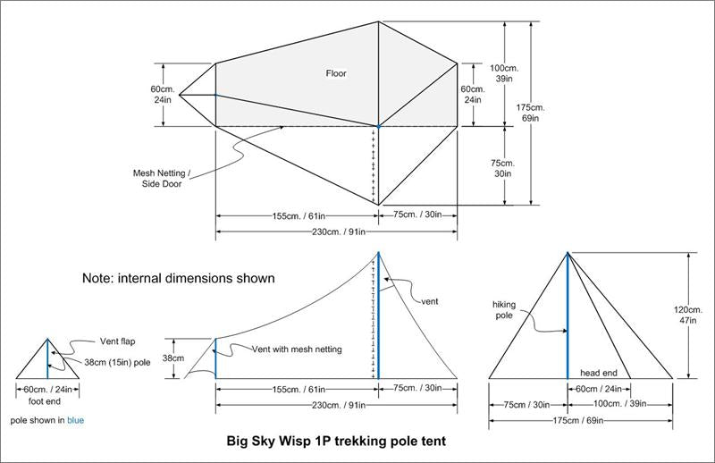 Big Sky Wisp 1P "SuprBivy" tent - Big Sky International
